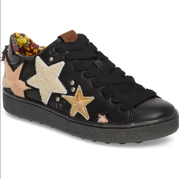 star patch sneakers